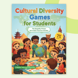 Cultural Diversity Games for Students ebook cover – The Empathy Primer, 26 printable classroom activities for ages 6–12