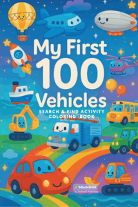 My First 100 Vehicles1 Coloring Books
