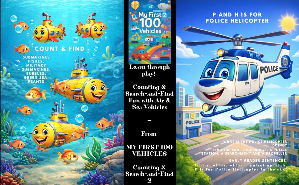 MY FIRST 100 VEHICLES Counting & Search-and-Find 2