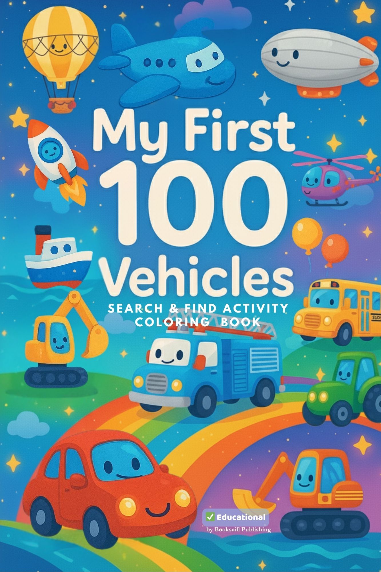 My First 100 Vehicles1 Coloring Books