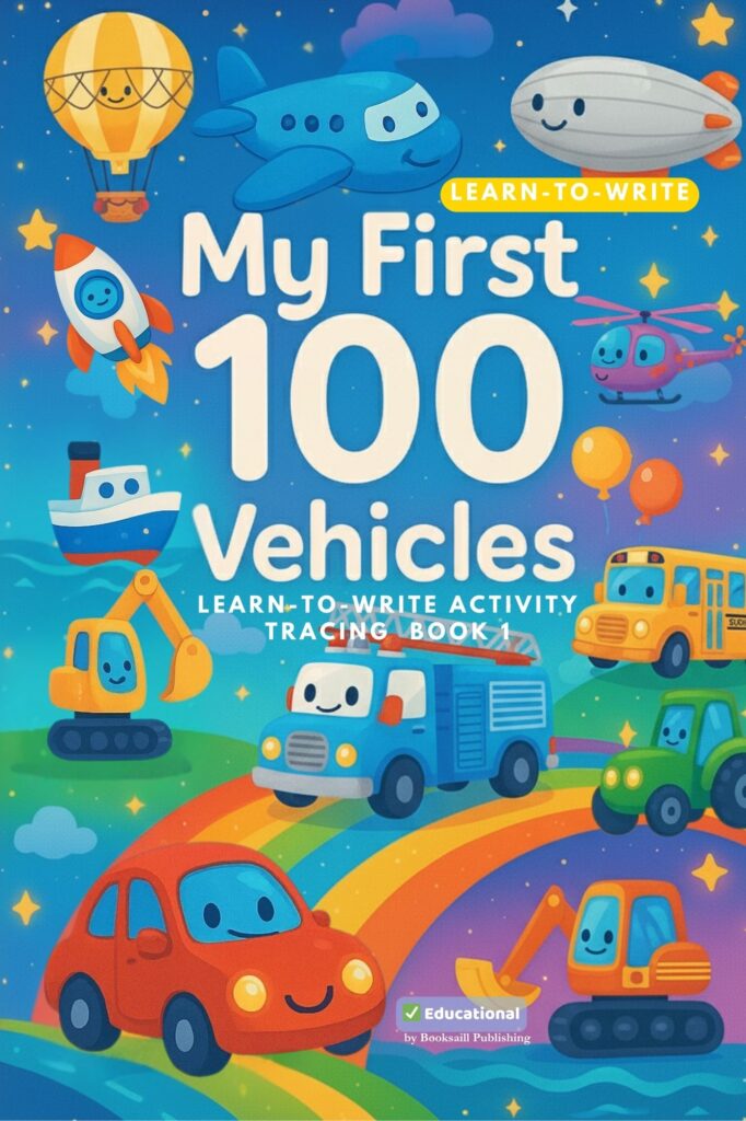 Ebook - My First 100 Vehicles1 Tracing Books