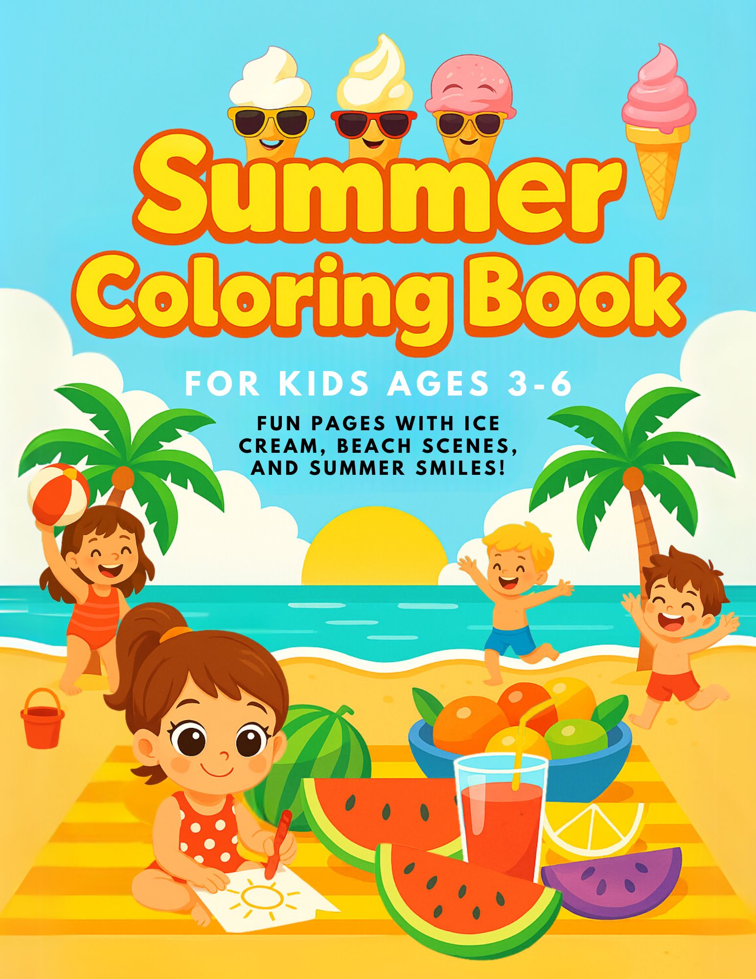 Summer Coloring Book 1